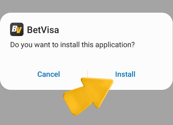 betvisa bd com app how to install betvisa apk step 3