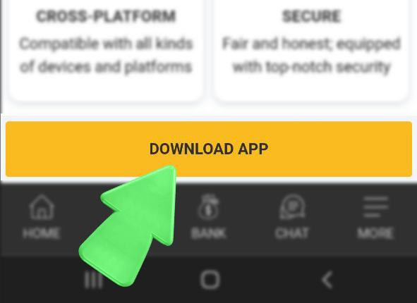 betvisa bd com payments how to deposit via the mobile app step 1