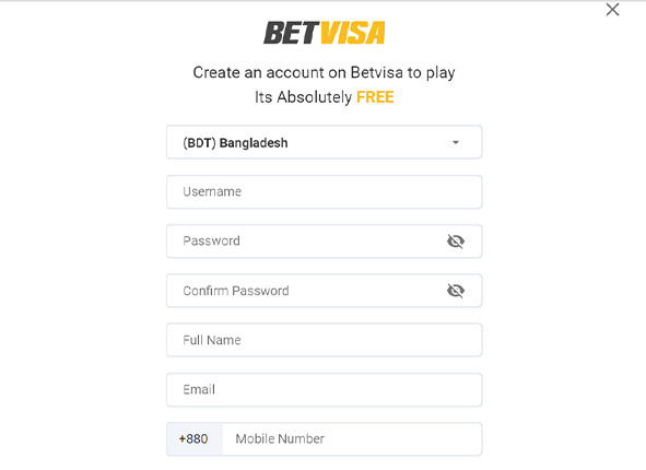betvisa bd com registration how to register at betvisa step 3