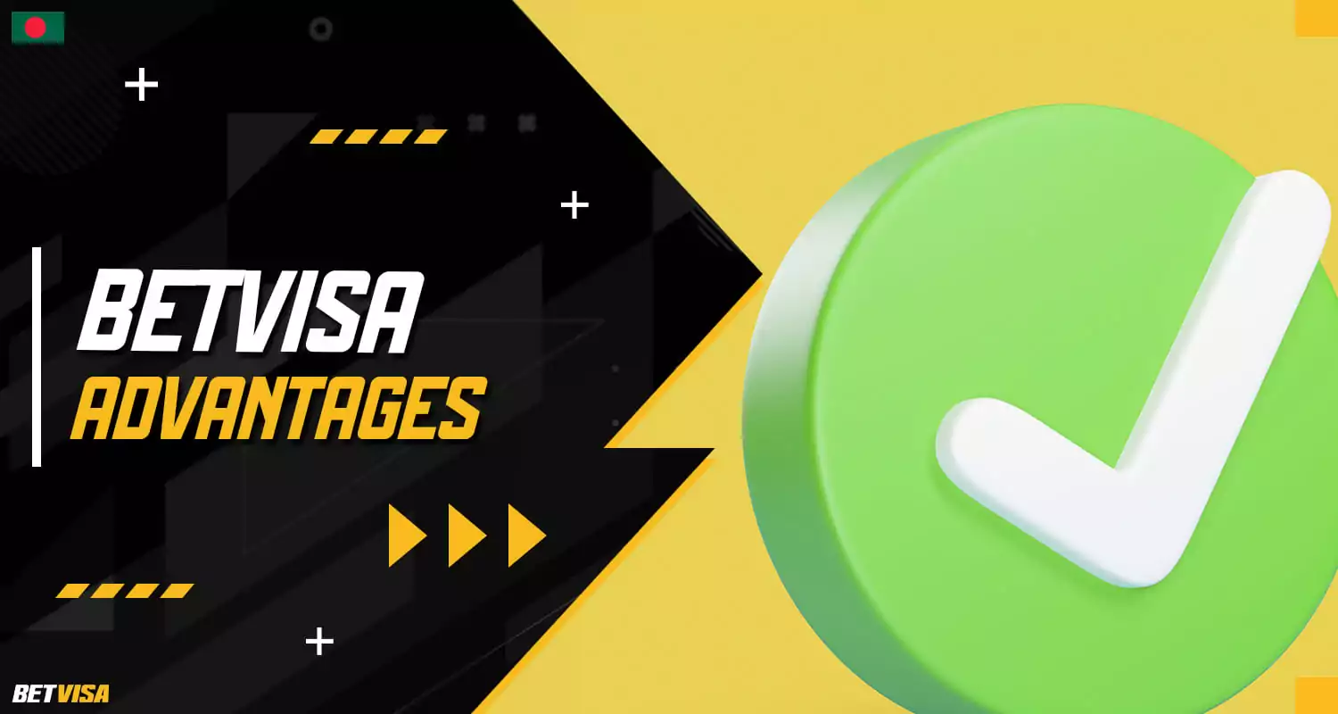 Advantages of online casino and bookmaker Betvisa 