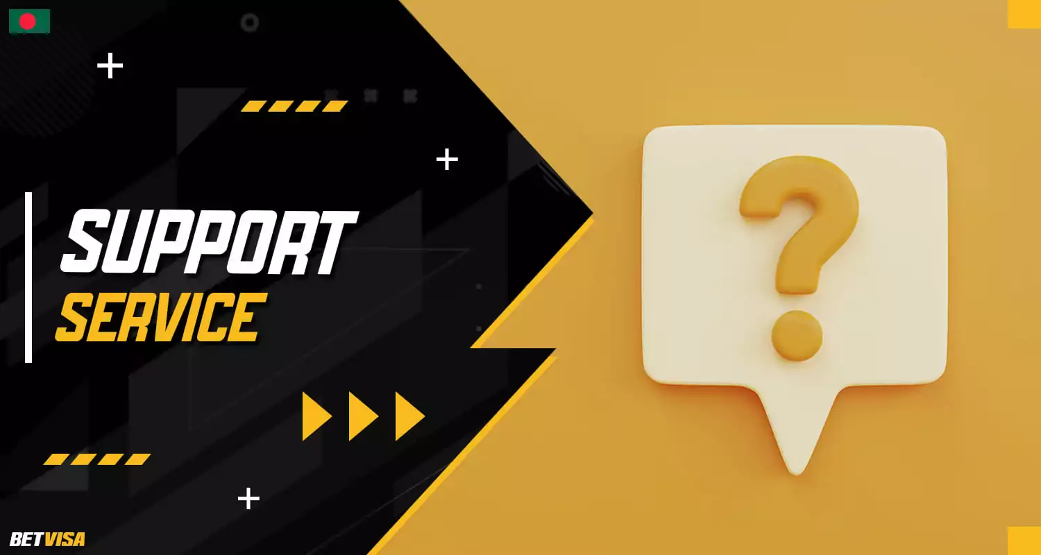 Betvisa online bookmaker support service contacts 