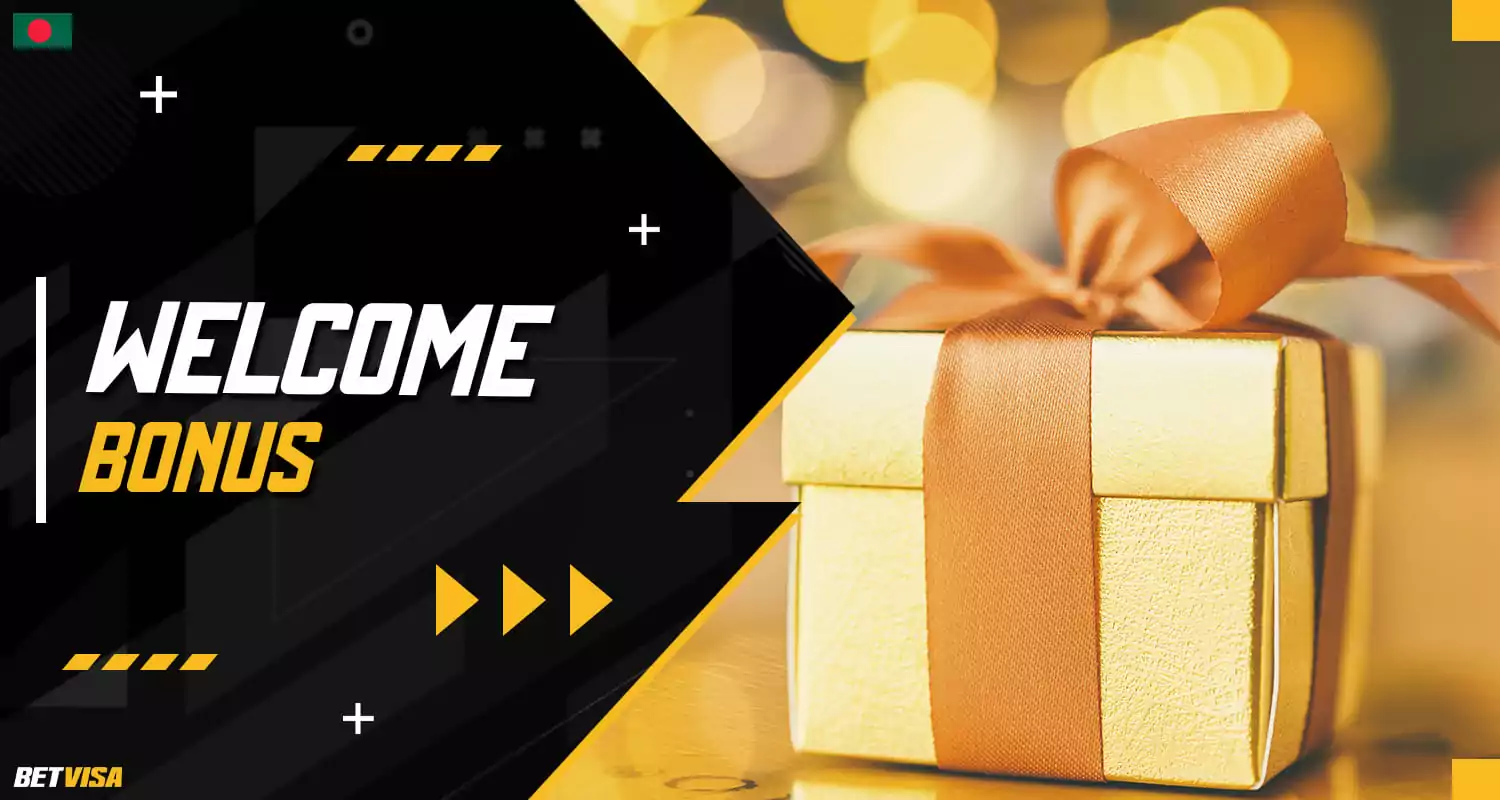 Welcome bonus from online bookmaker Betvisa 