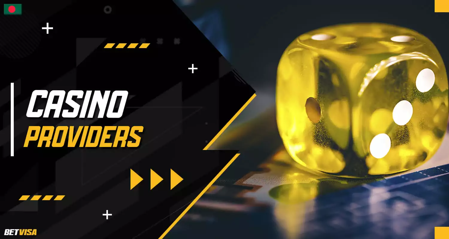 Providers of online casino games available to play at Betvisa 