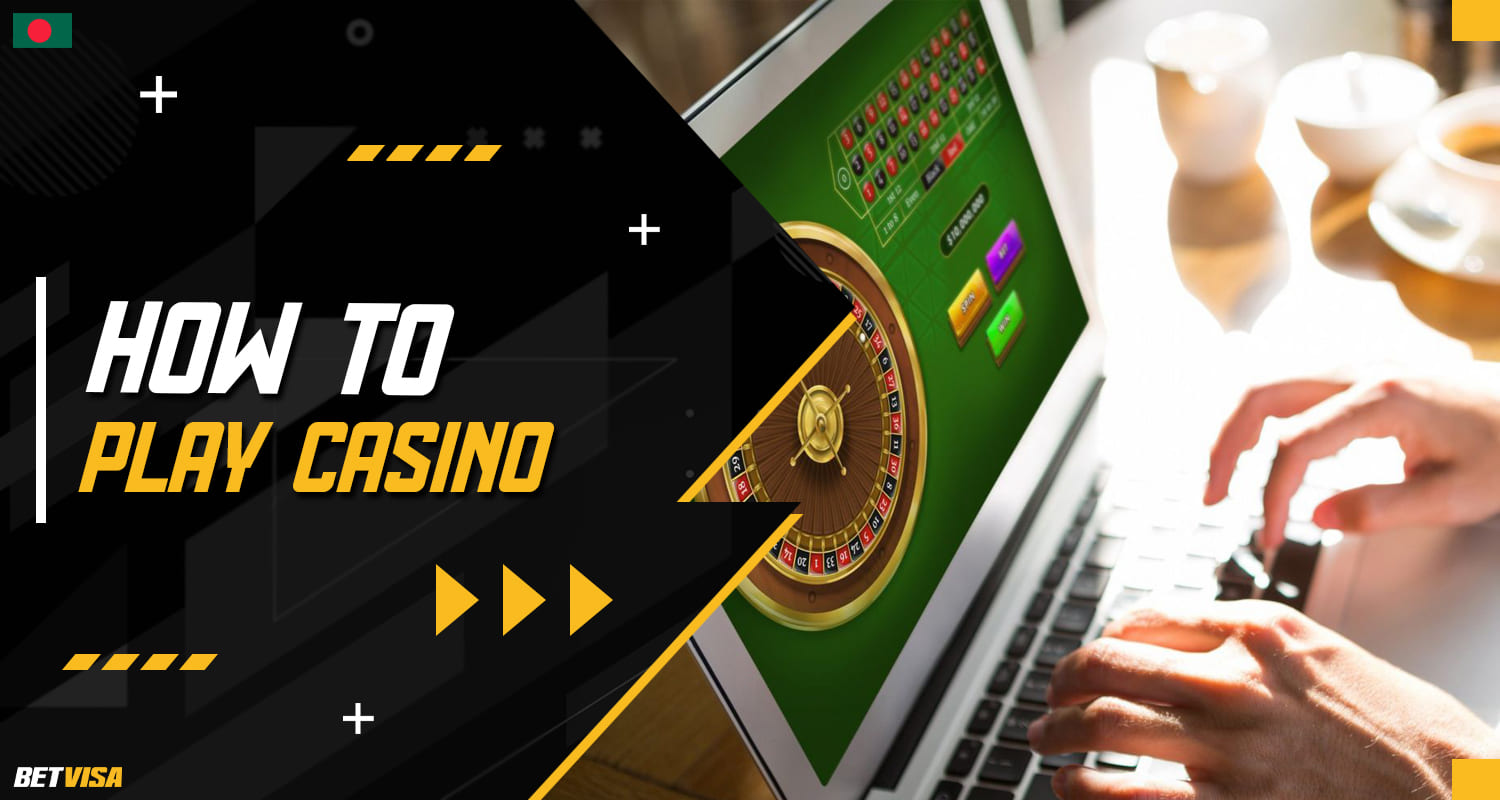 Instructions on how to start playing online casino games and betting at Betvisa  