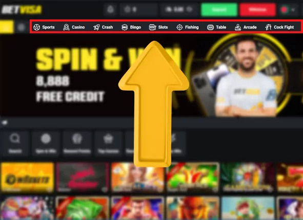 guide to getting started with casino games and bets on betvisa   step 3