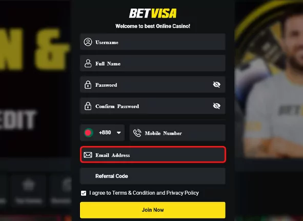 quick and secure registration guide for betvisa   step 5